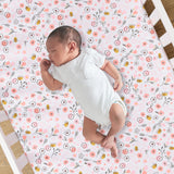 Little Garden Cotton Fitted Crib Sheet by Lambs & Ivy