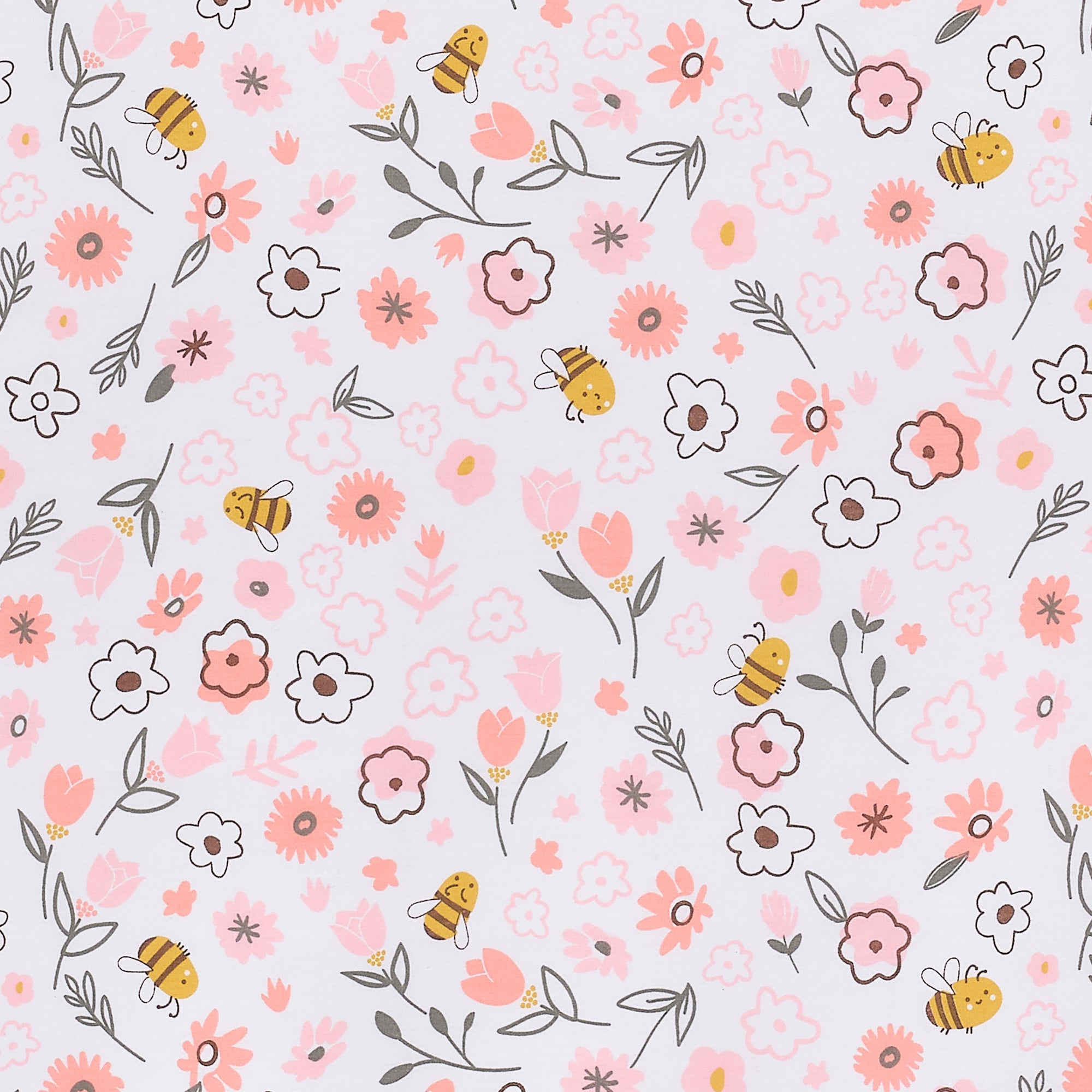 Little Garden Cotton Fitted Crib Sheet by Lambs & Ivy