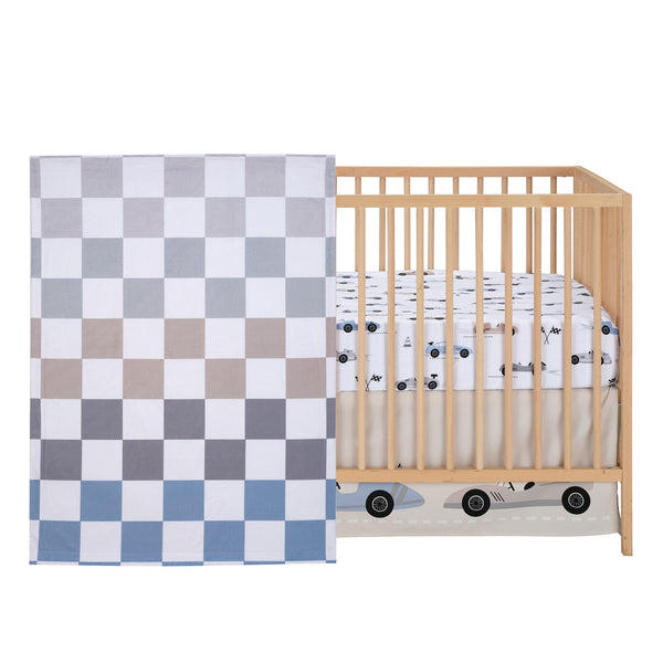 Little Racer 3-Piece Crib Bedding Set by Lambs & Ivy