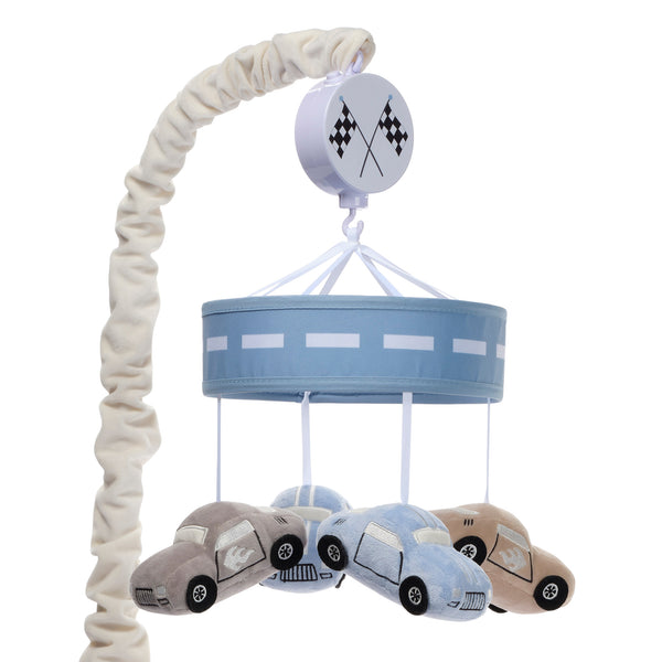 Little Racer Musical Baby Crib Mobile by Lambs & Ivy