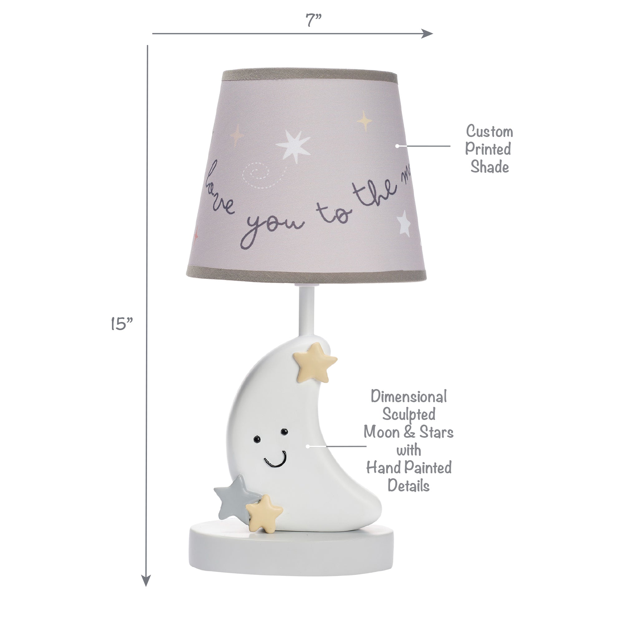 Little Star Lamp with Shade and Bulb by Bedtime Originals