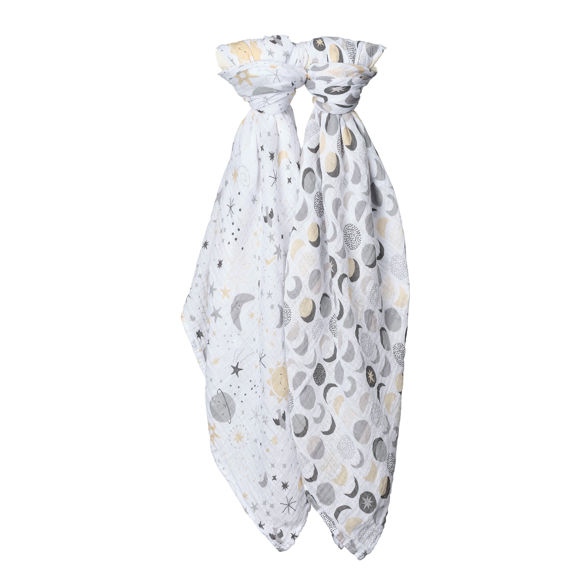 Little Star Cotton Muslin Swaddle Blankets by Bedtime Originals