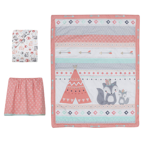 Little Spirit 3-Piece Crib Bedding Set by Lambs & Ivy