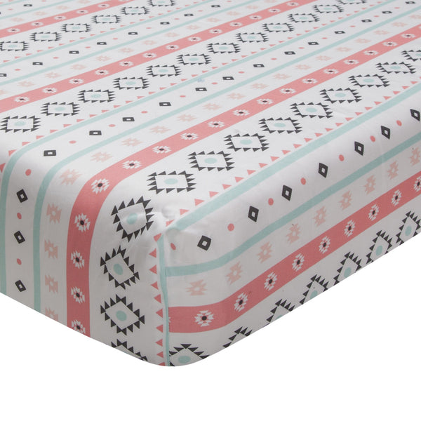 Little Spirit Cotton Fitted Crib Sheet by Lambs & Ivy