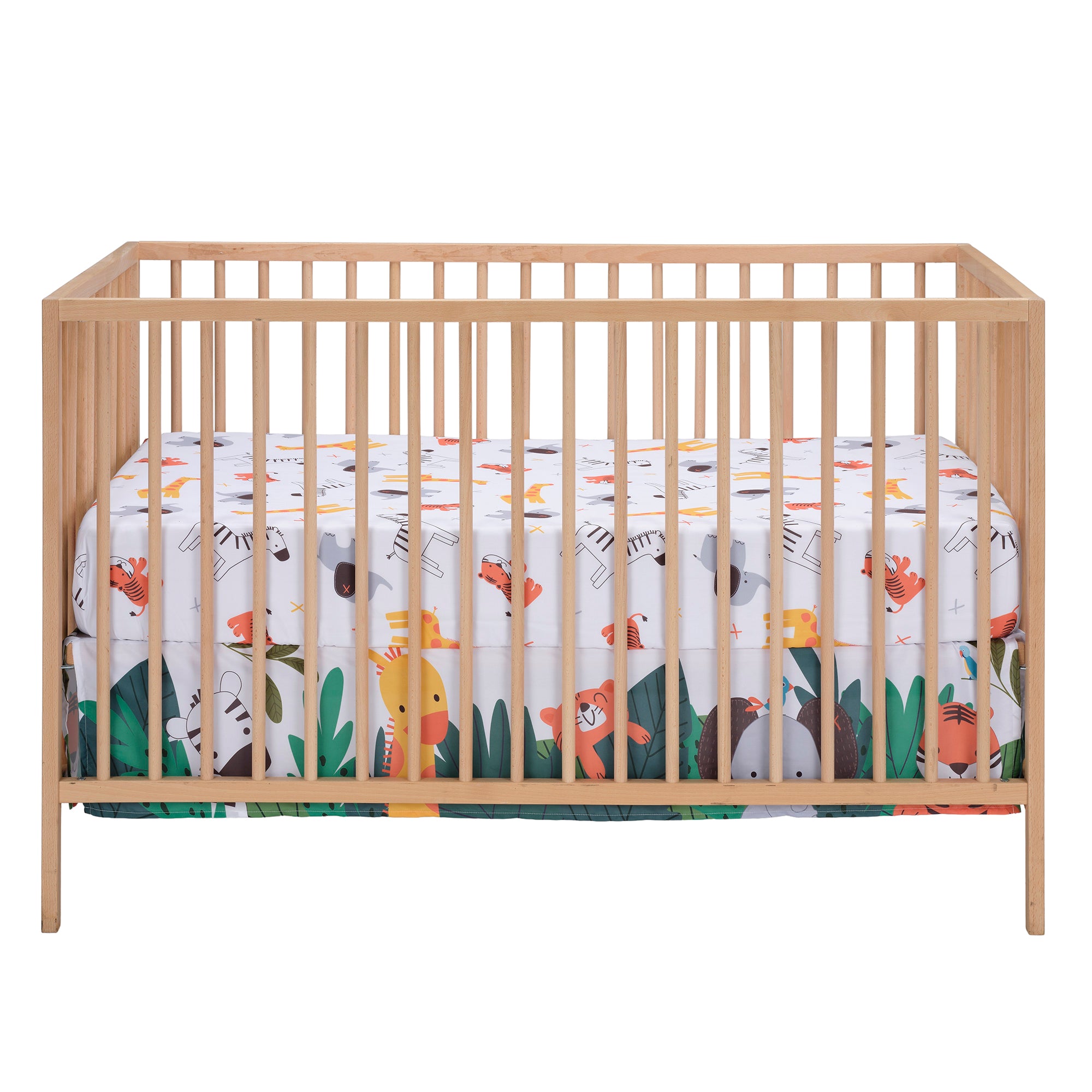 Lollipop Jungle 3-Piece Baby Nursery Crib Bedding Set – Lambs & Ivy