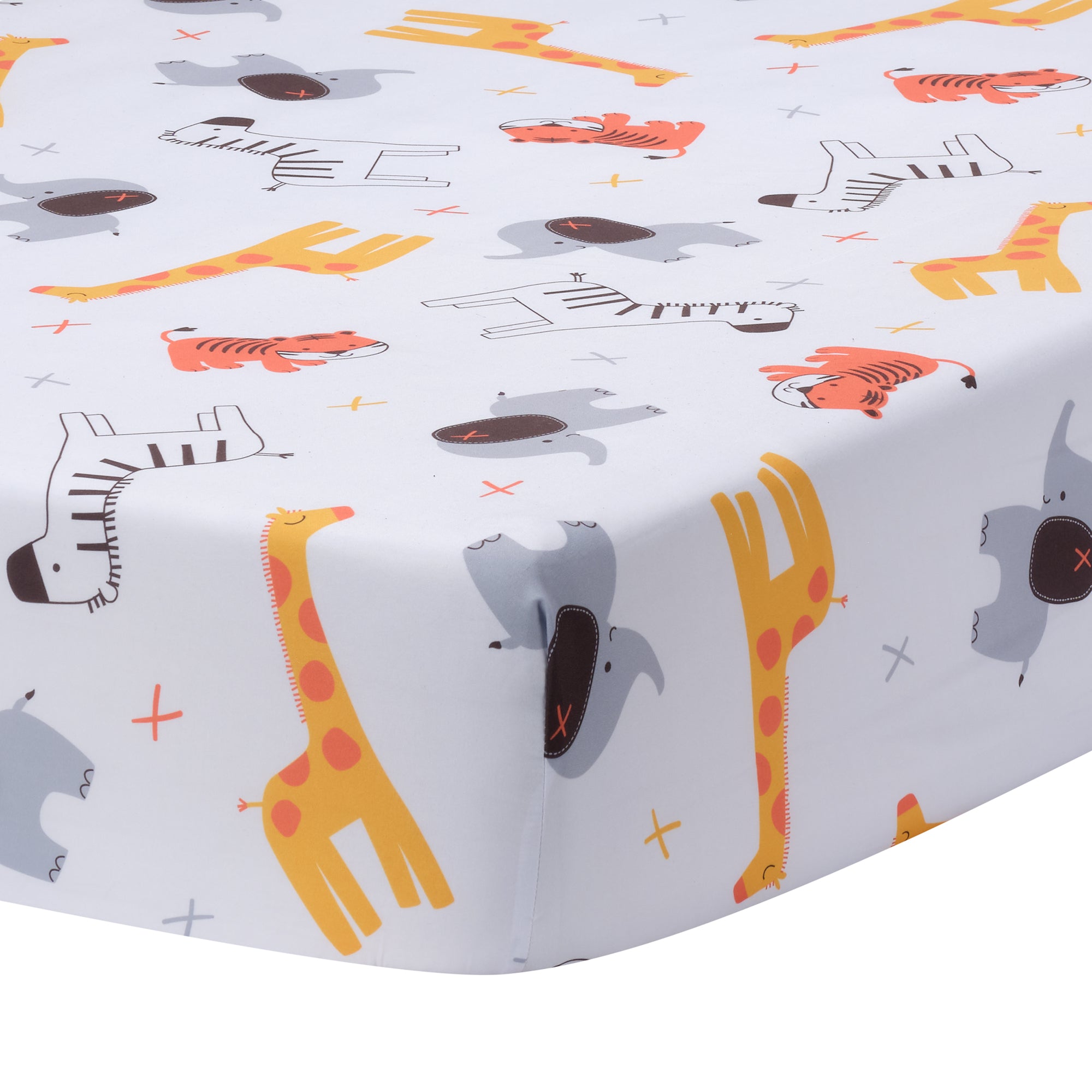 Lollipop Jungle Fitted Crib Sheet by Bedtime Originals