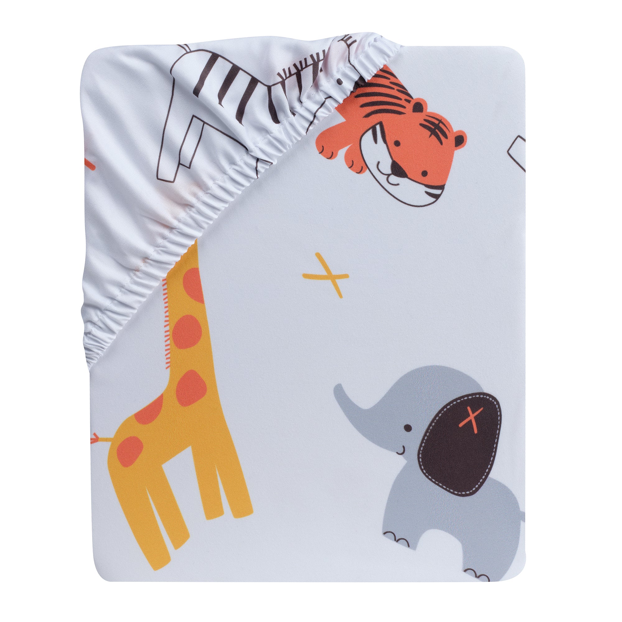 Lollipop Jungle Fitted Crib Sheet by Bedtime Originals