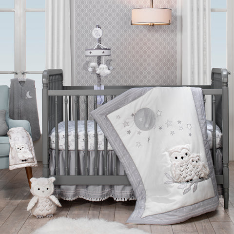 Luna 4-Piece Crib Bedding Set by Lambs & Ivy