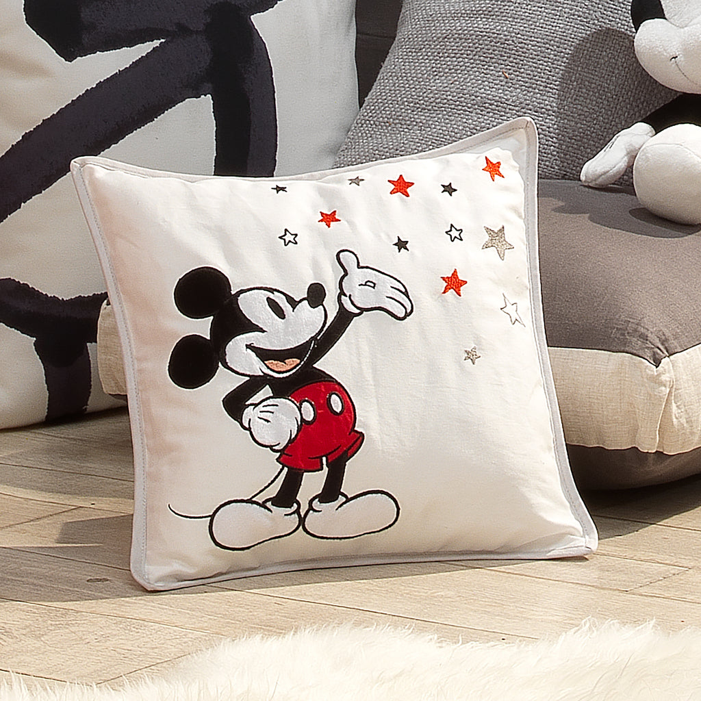 Disney Baby Magical Mickey Mouse Decorative Throw Pillow White Lambs Ivy