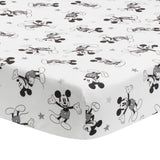 Magical Mickey Mouse Cotton Fitted Crib Sheet by Lambs & Ivy