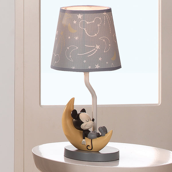 Mickey Mouse Lamp with Shade & Bulb by Lambs & Ivy