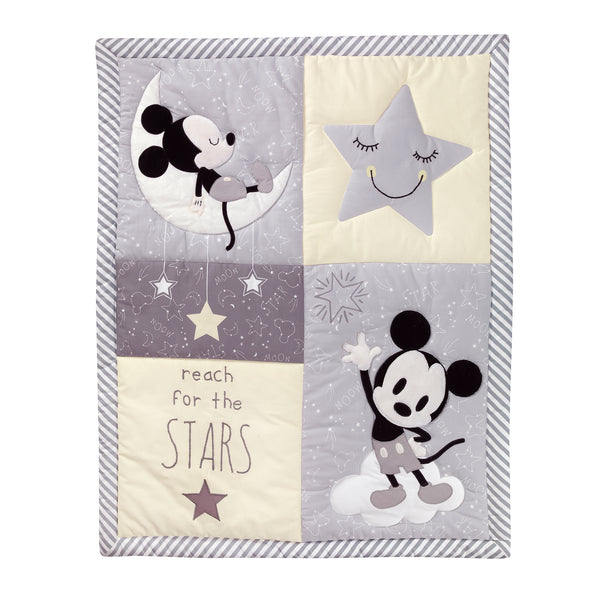 Mickey Mouse 4-Piece Crib Bedding Set by Lambs & Ivy