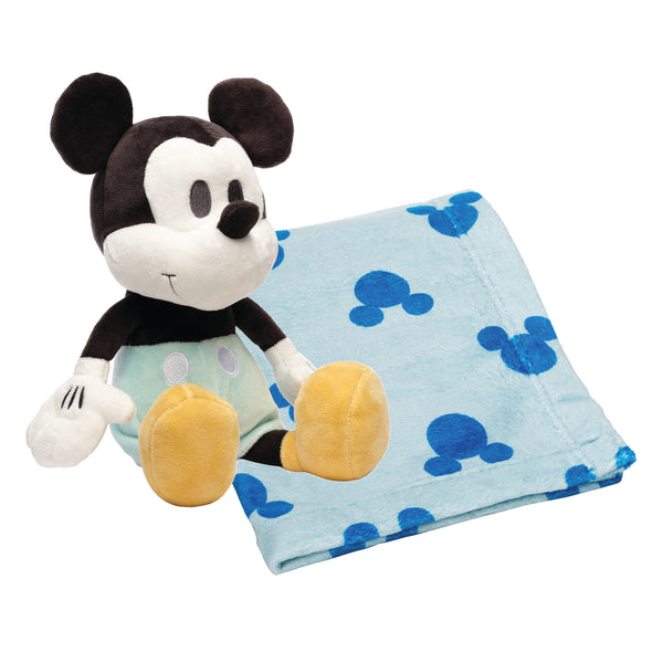 Mickey Mouse Blanket & Plush Baby Gift Set by Lambs & Ivy