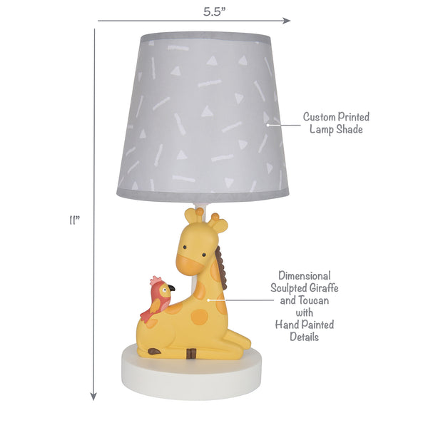 Mighty Jungle Lamp with Shade & Bulb by Bedtime Originals