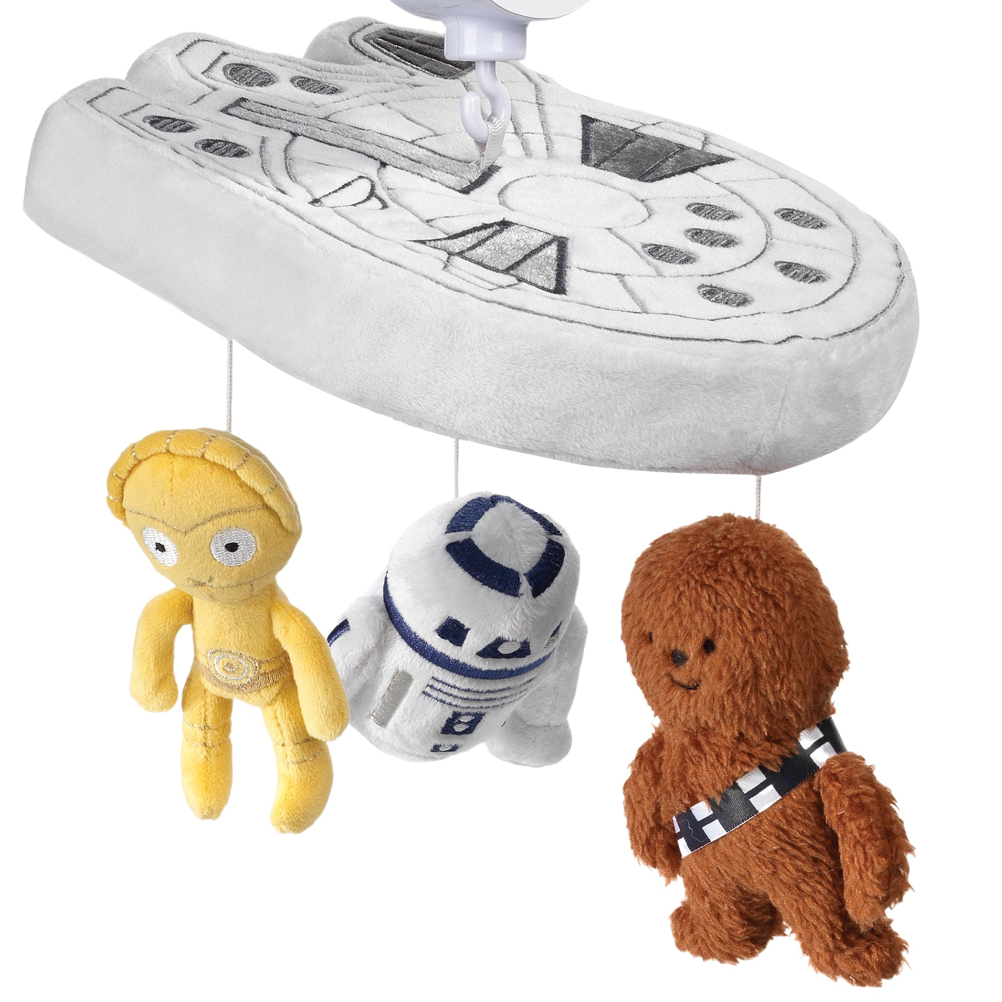 Star Wars Millennium Falcon Musical Baby Crib Mobile by Lambs & Ivy