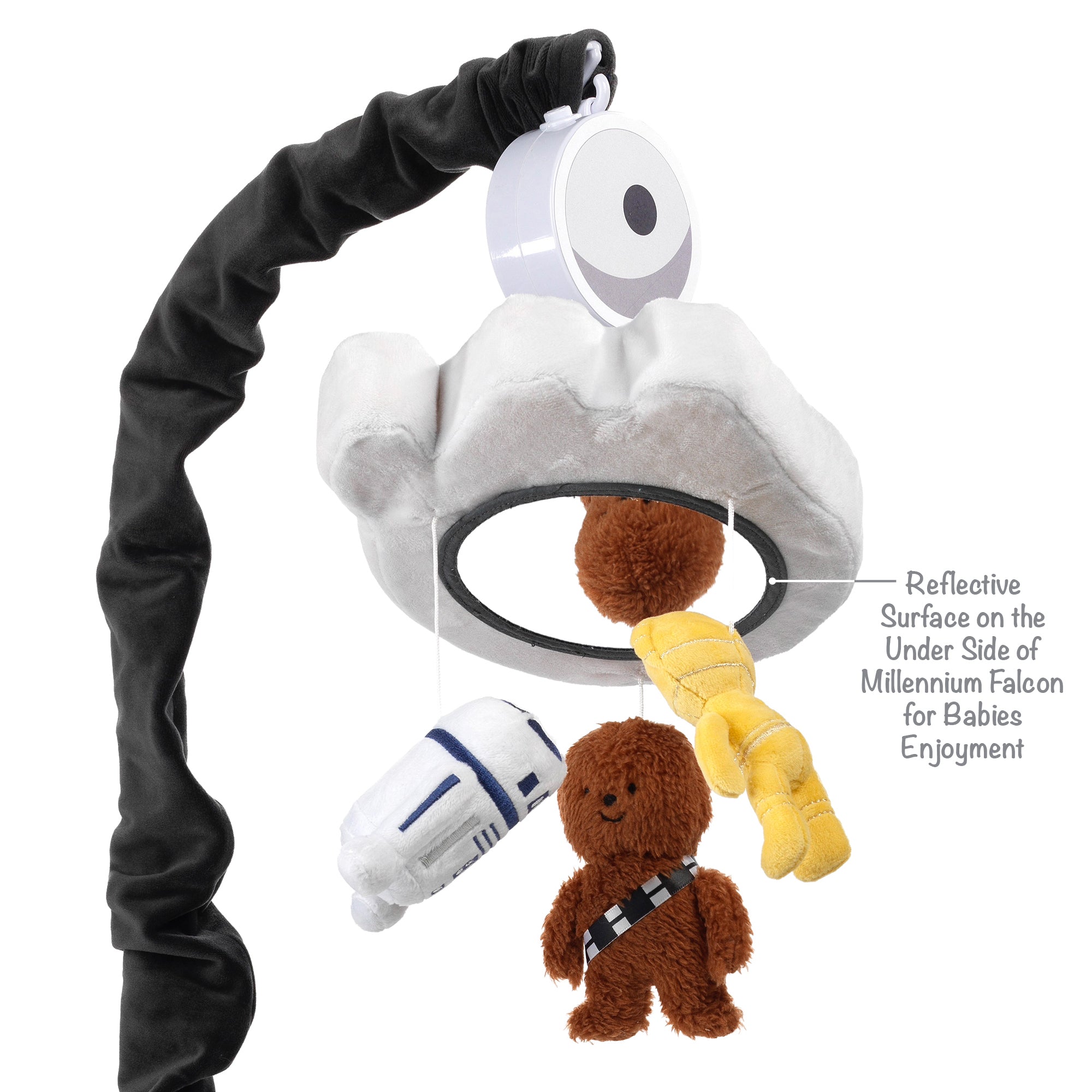 Star Wars Millennium Falcon Musical Baby Crib Mobile by Lambs & Ivy