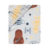 Star Wars Millennium Falcon Cotton Fitted Crib Sheet by Lambs & Ivy