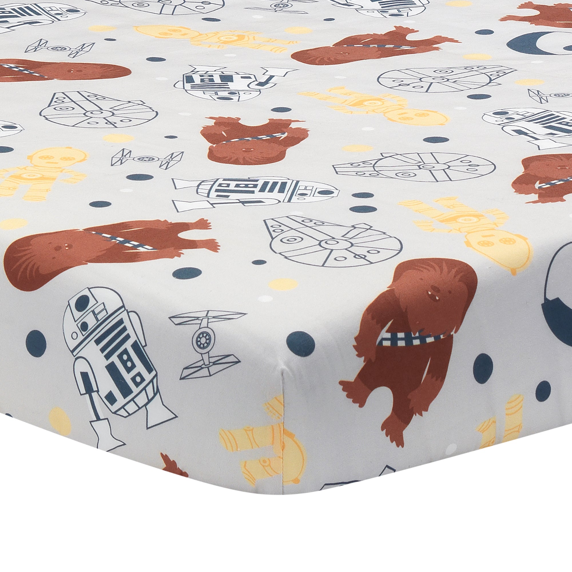 Star Wars Millennium Falcon 3-Piece Crib Bedding Set by Lambs & Ivy