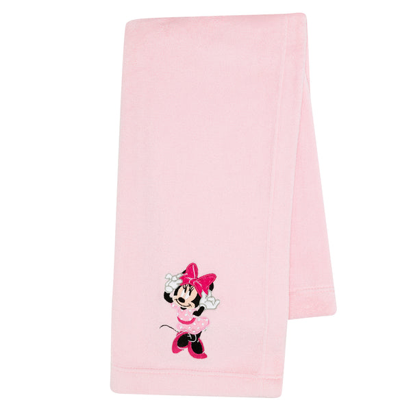 Minnie Mouse Love Baby Blanket by Lambs & Ivy