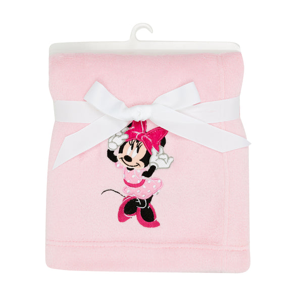 Minnie Mouse Love Baby Blanket by Lambs & Ivy