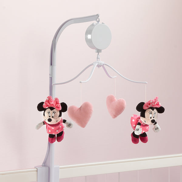 Minnie Mouse Love Musical Baby Crib Mobile by Lambs & Ivy