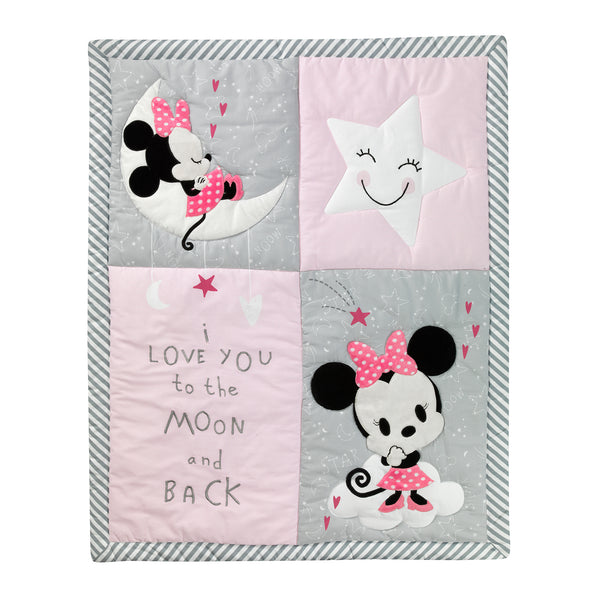 Minnie Mouse 4-Piece Crib Bedding Set by Lambs & Ivy