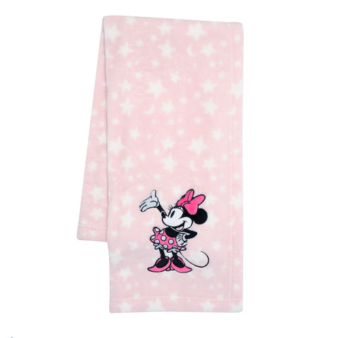 Minnie Mouse Stars Baby Blanket by Lambs & Ivy