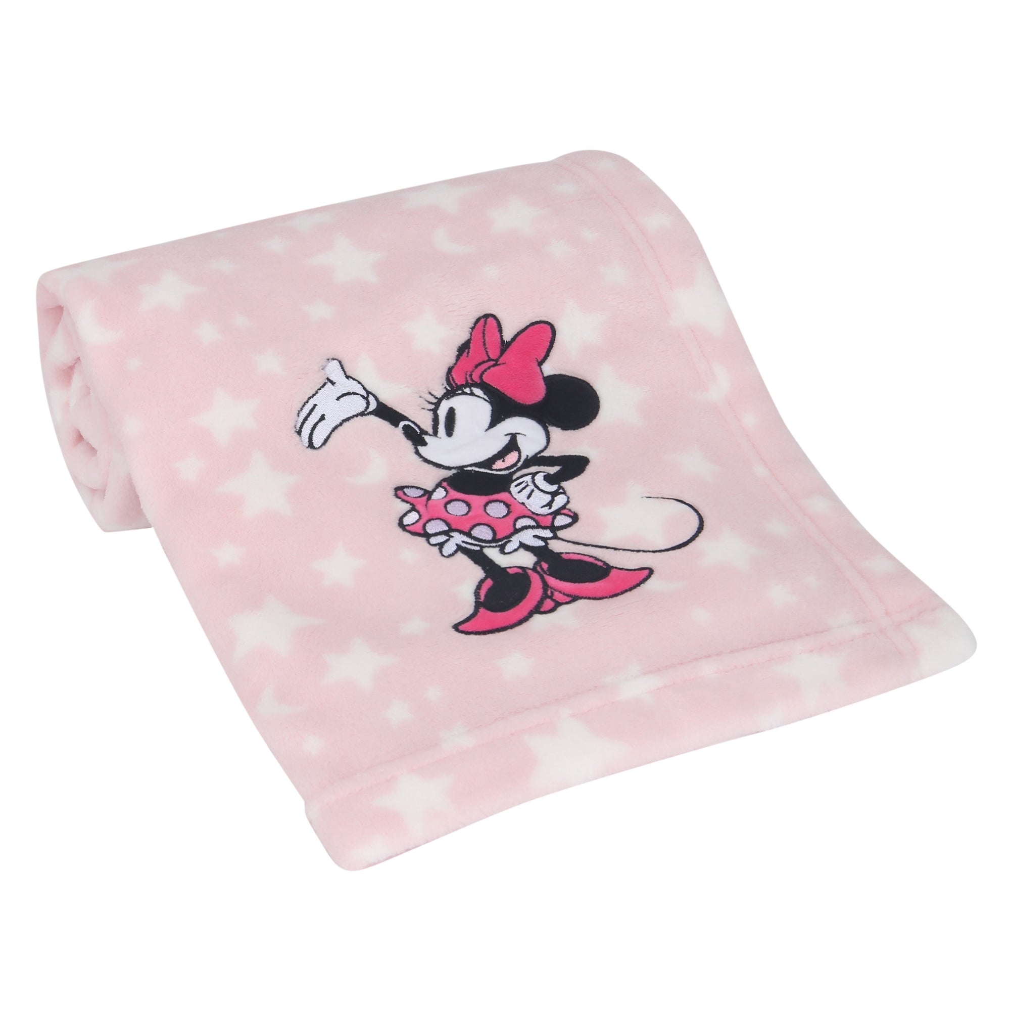 Minnie Mouse Stars Baby Blanket by Lambs & Ivy