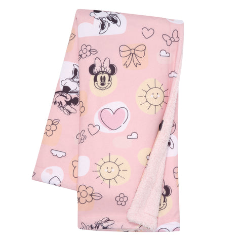 Sweetheart Minnie Baby Blanket by Lambs & Ivy