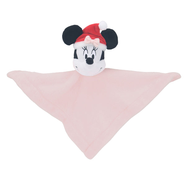 Minnie Mouse Christmas Security Blanket/Lovey by Lambs & Ivy