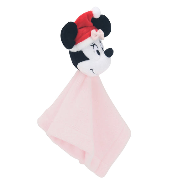 Minnie Mouse Christmas Security Blanket/Lovey by Lambs & Ivy