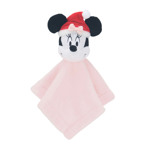 Minnie Mouse Christmas Security Blanket/Lovey by Lambs & Ivy