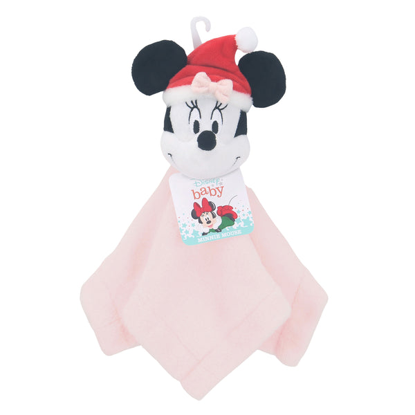 Minnie Mouse Christmas Security Blanket/Lovey by Lambs & Ivy