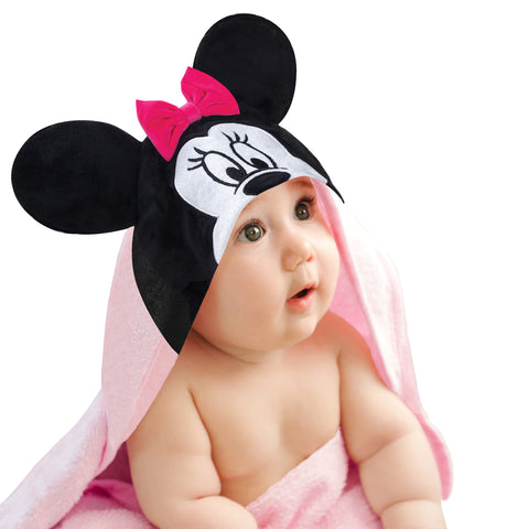 Minnie Mouse Hooded Bath Towel by Lambs & Ivy