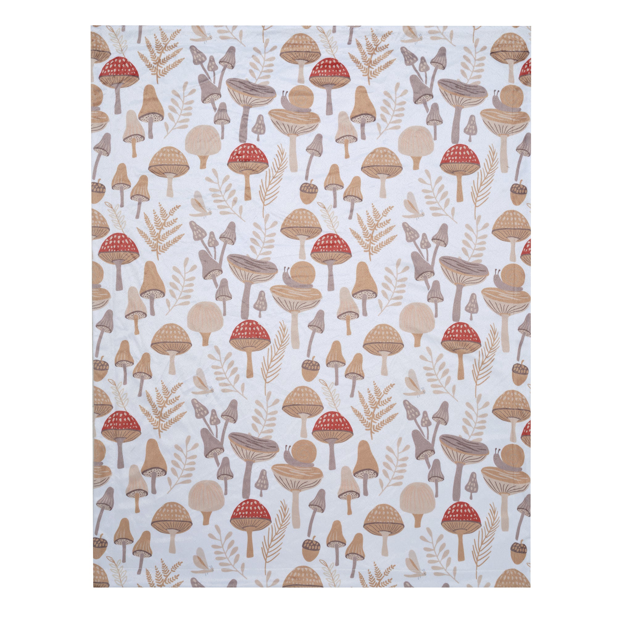 Mushroom Meadow Baby Blanket by Lambs & Ivy