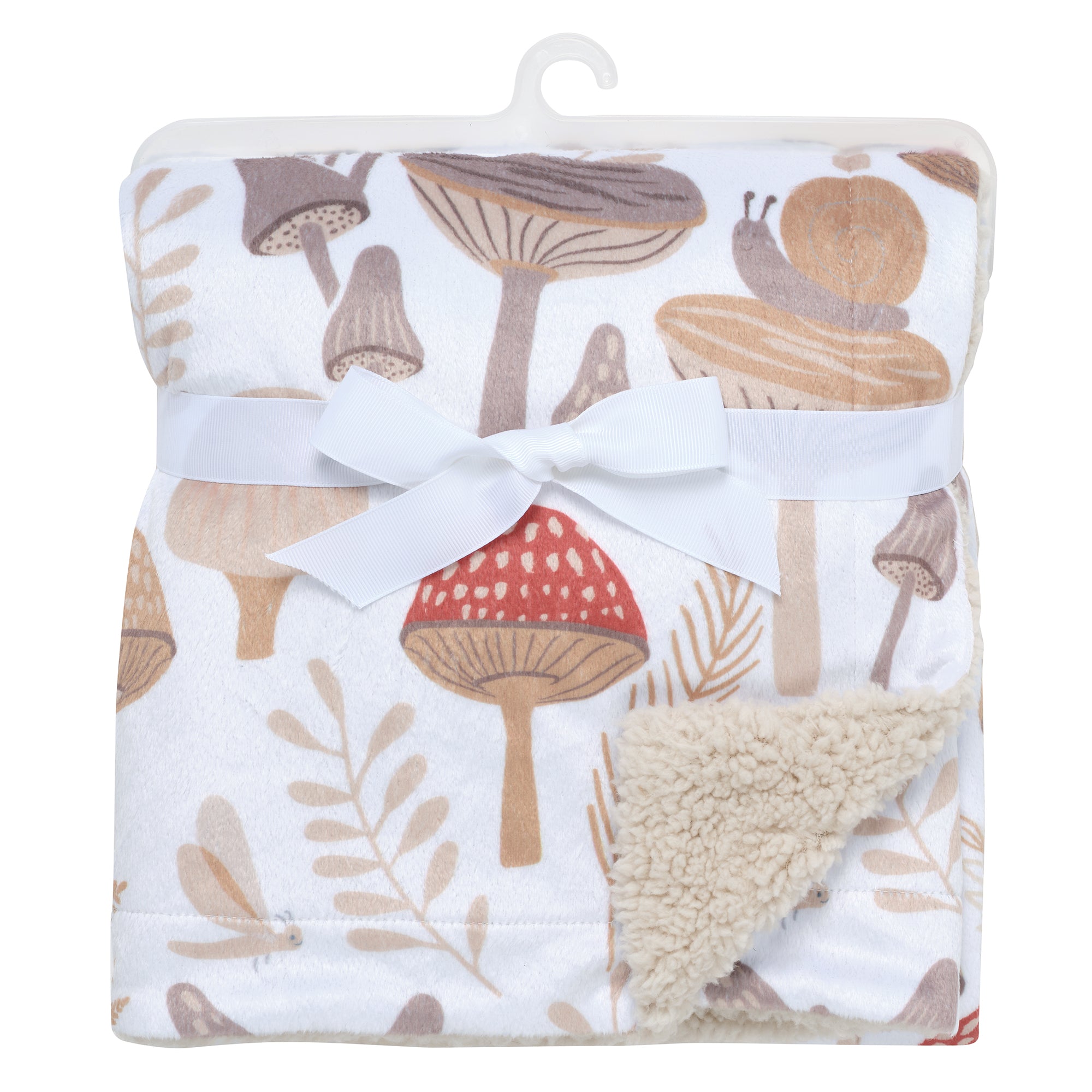 Mushroom Meadow Baby Blanket by Lambs & Ivy