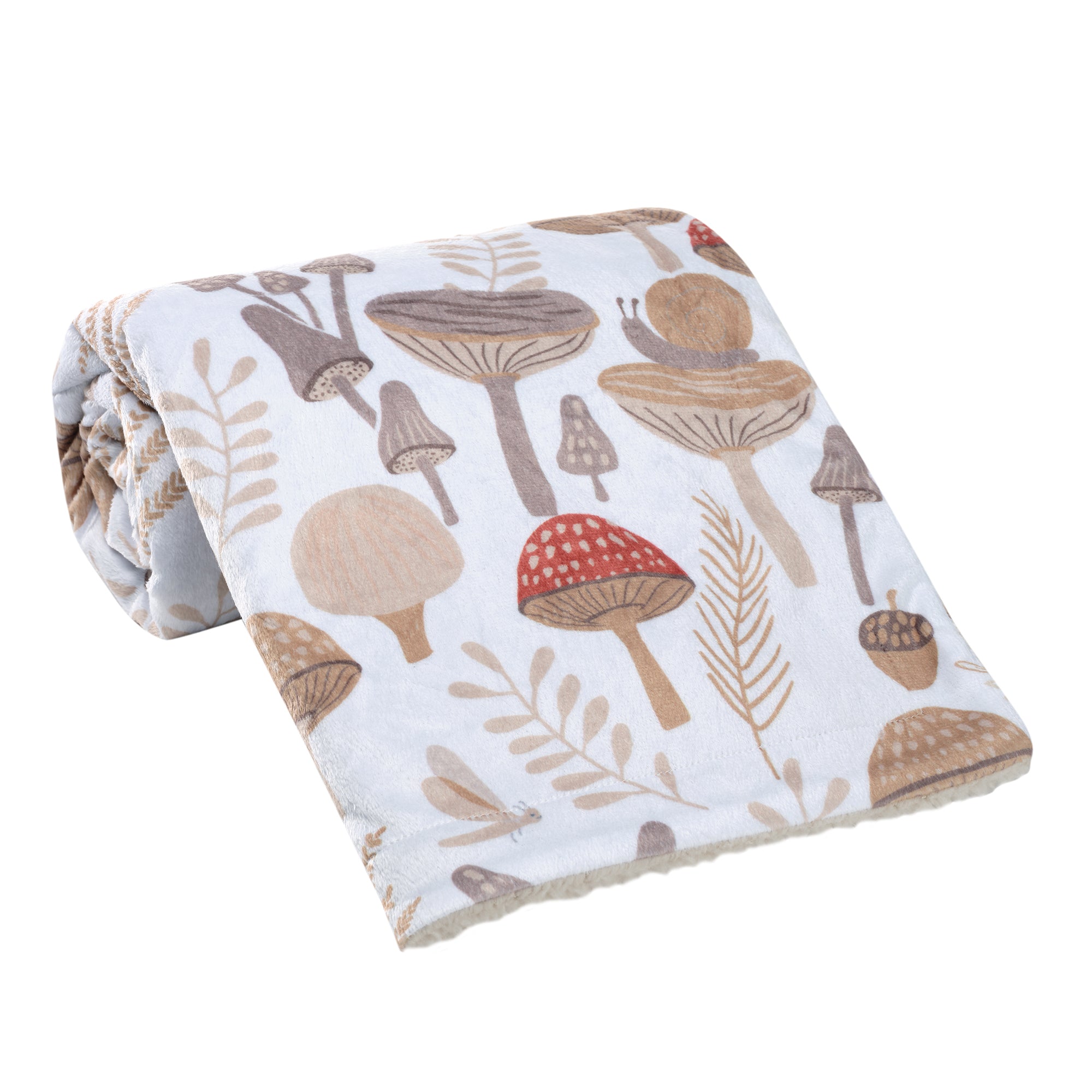 Mushroom Meadow Baby Blanket by Lambs & Ivy