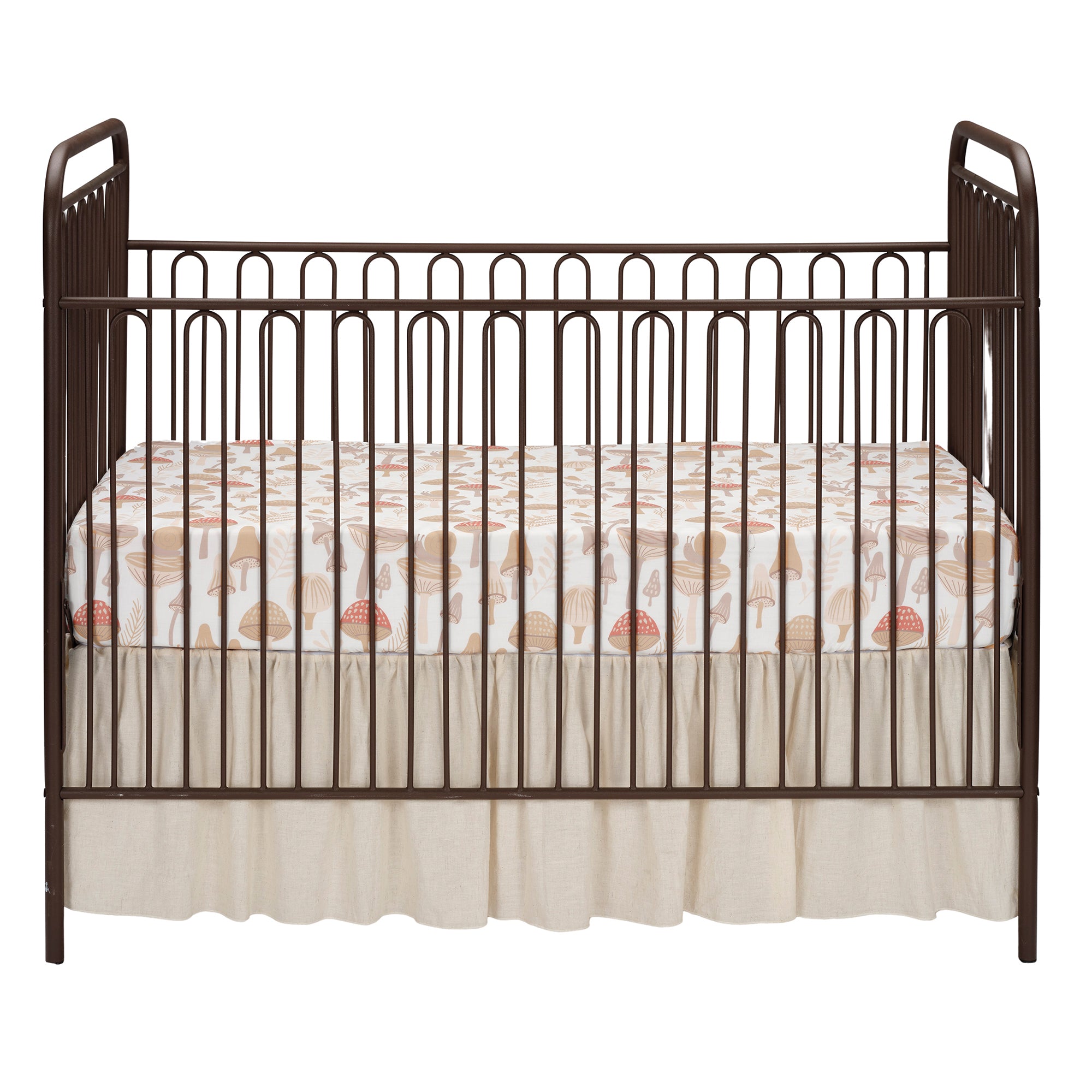 Mushroom Meadow 3-Piece Organic Crib Bedding Set by Lambs & Ivy