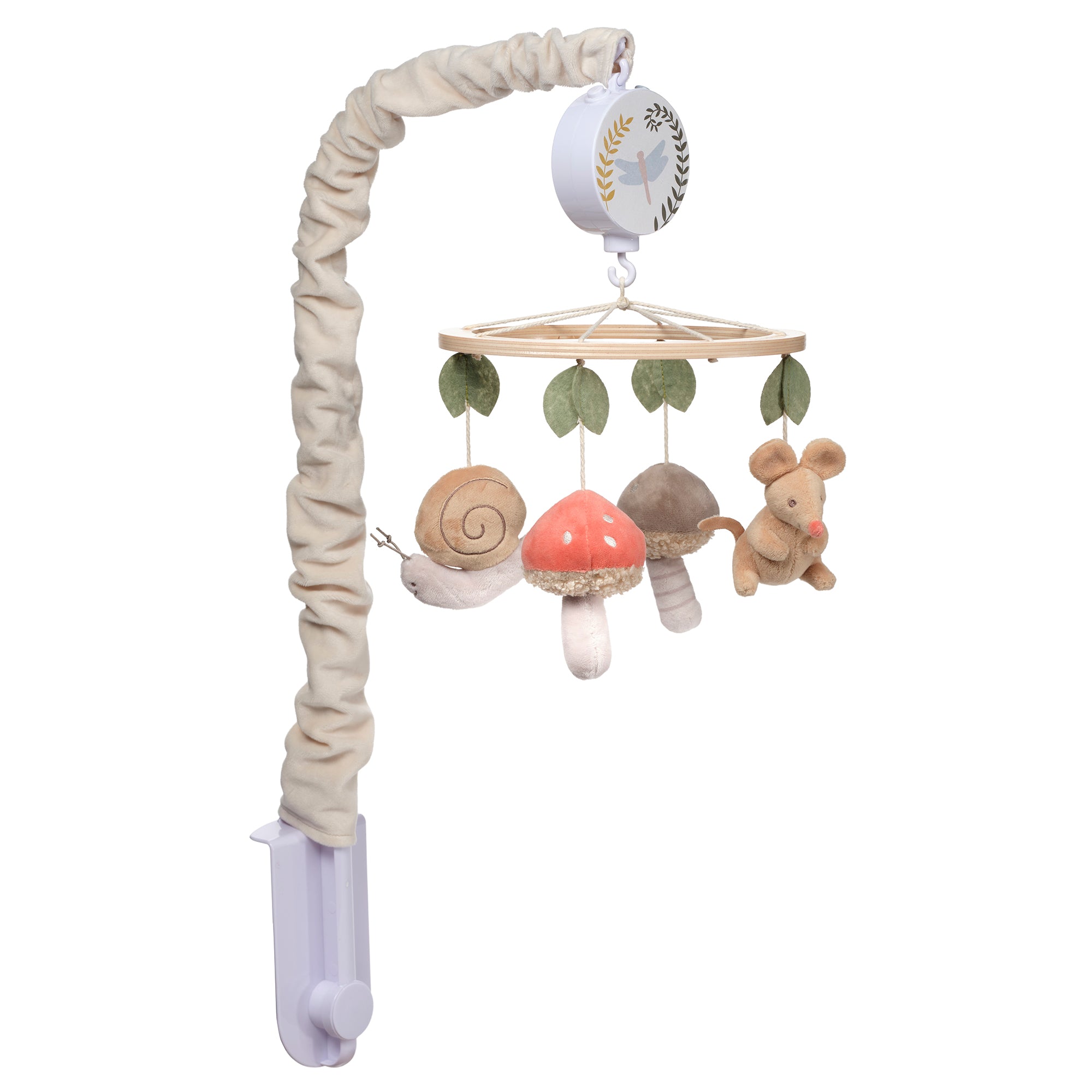 Mushroom Meadow Musical Baby Crib Mobile by Lambs & Ivy