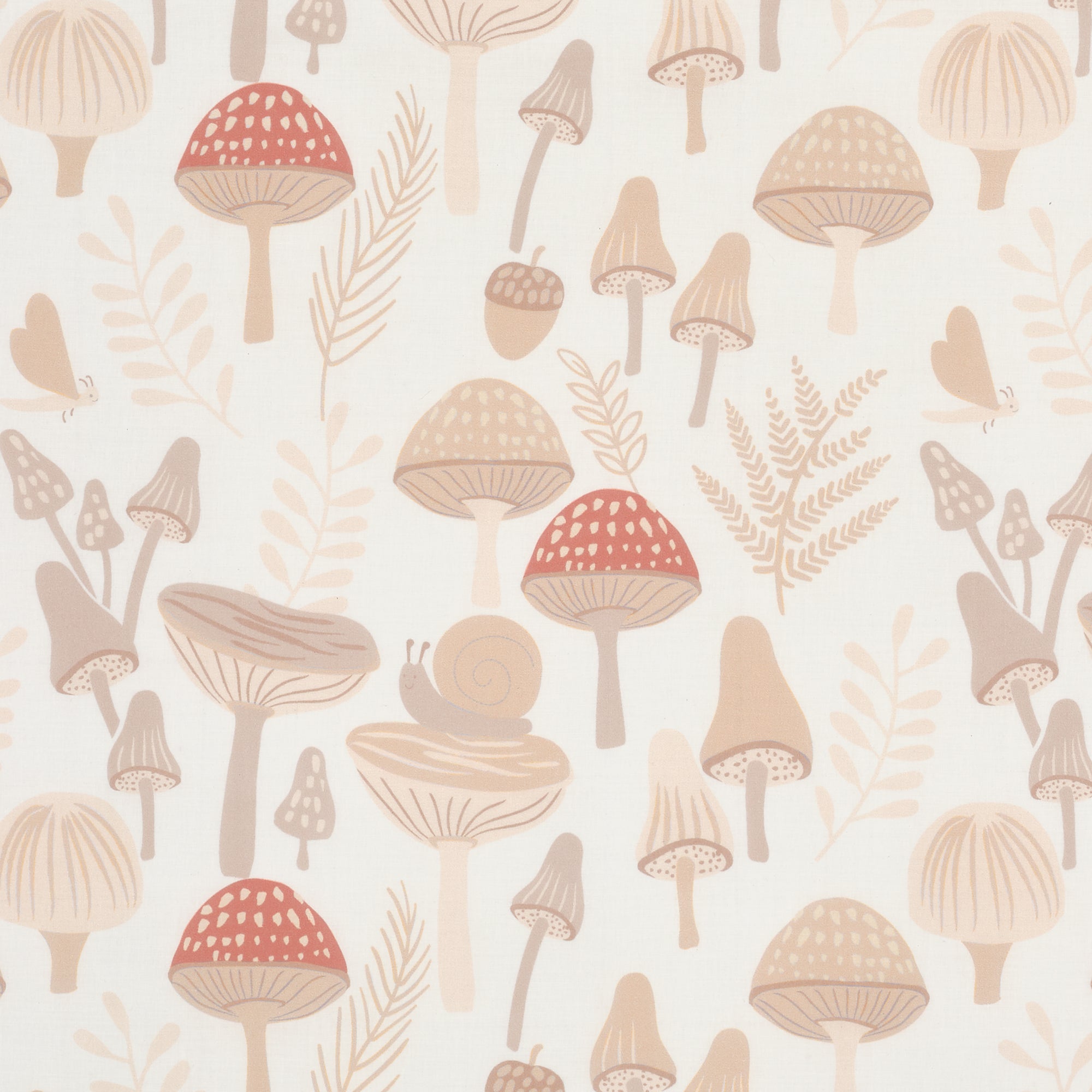 Mushroom Meadow Organic Cotton Crib Sheet by Lambs & Ivy