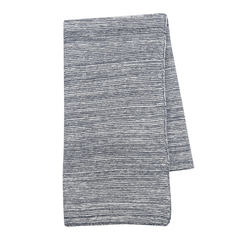 Signature Blue Knit Baby Blanket by Lambs & Ivy