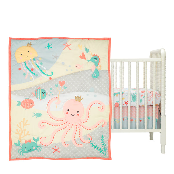 Ocean Mist 3-Piece Crib Bedding Set by Bedtime Originals