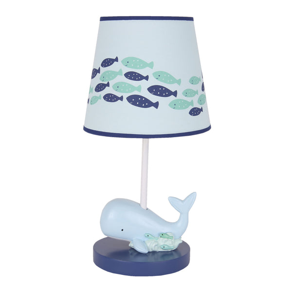 Oceania Lamp with Shade & Bulb by Lambs & Ivy