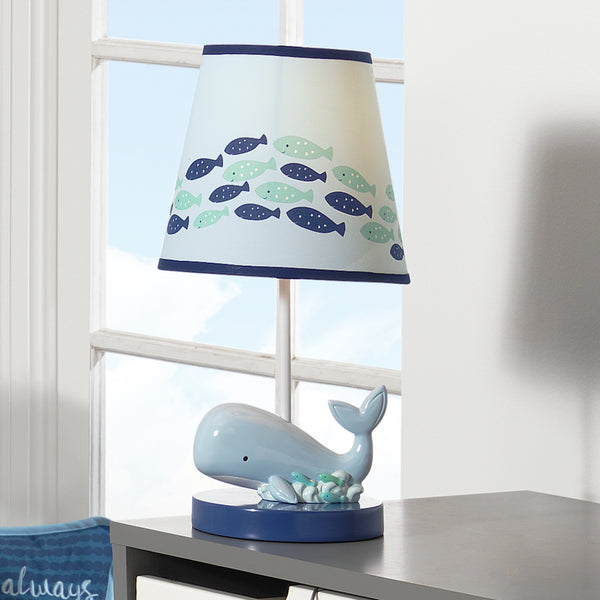 Oceania Lamp with Shade & Bulb by Lambs & Ivy