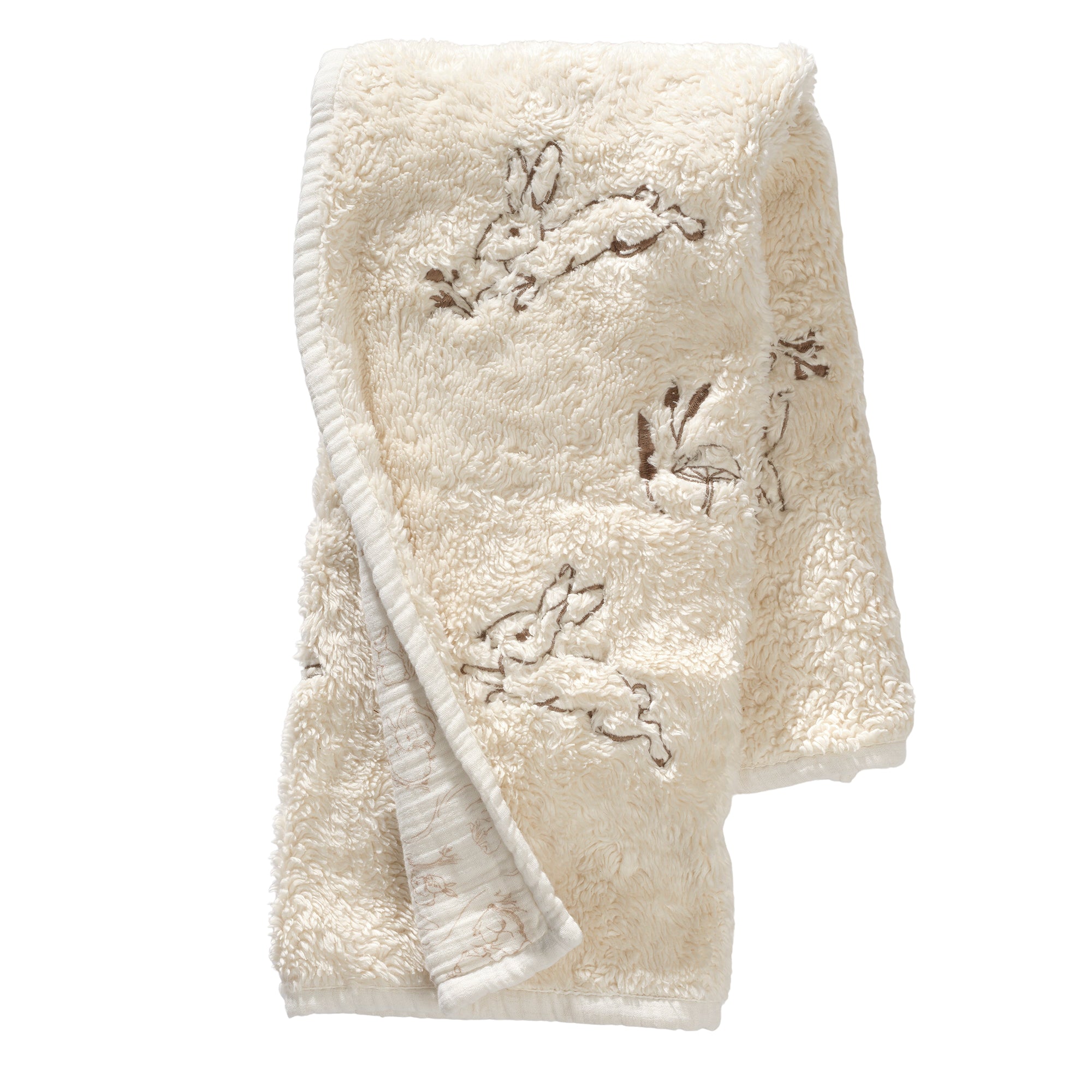 Signature Organic Bunny Coverlet Baby Blanket by Lambs & Ivy