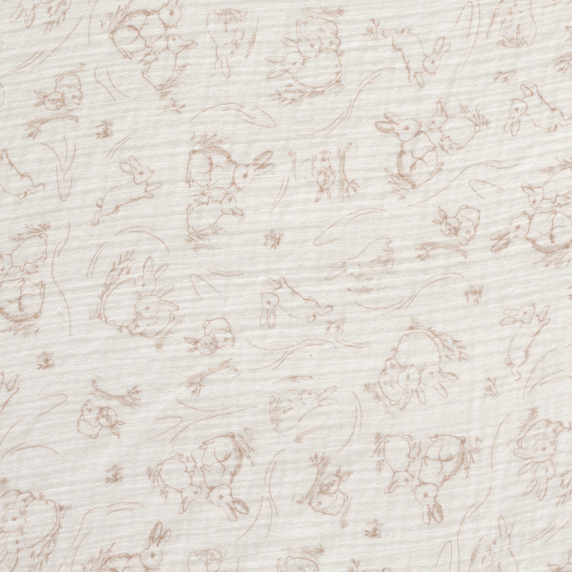 Signature Organic Cotton Bunny Fitted Crib Sheet by Lambs & Ivy