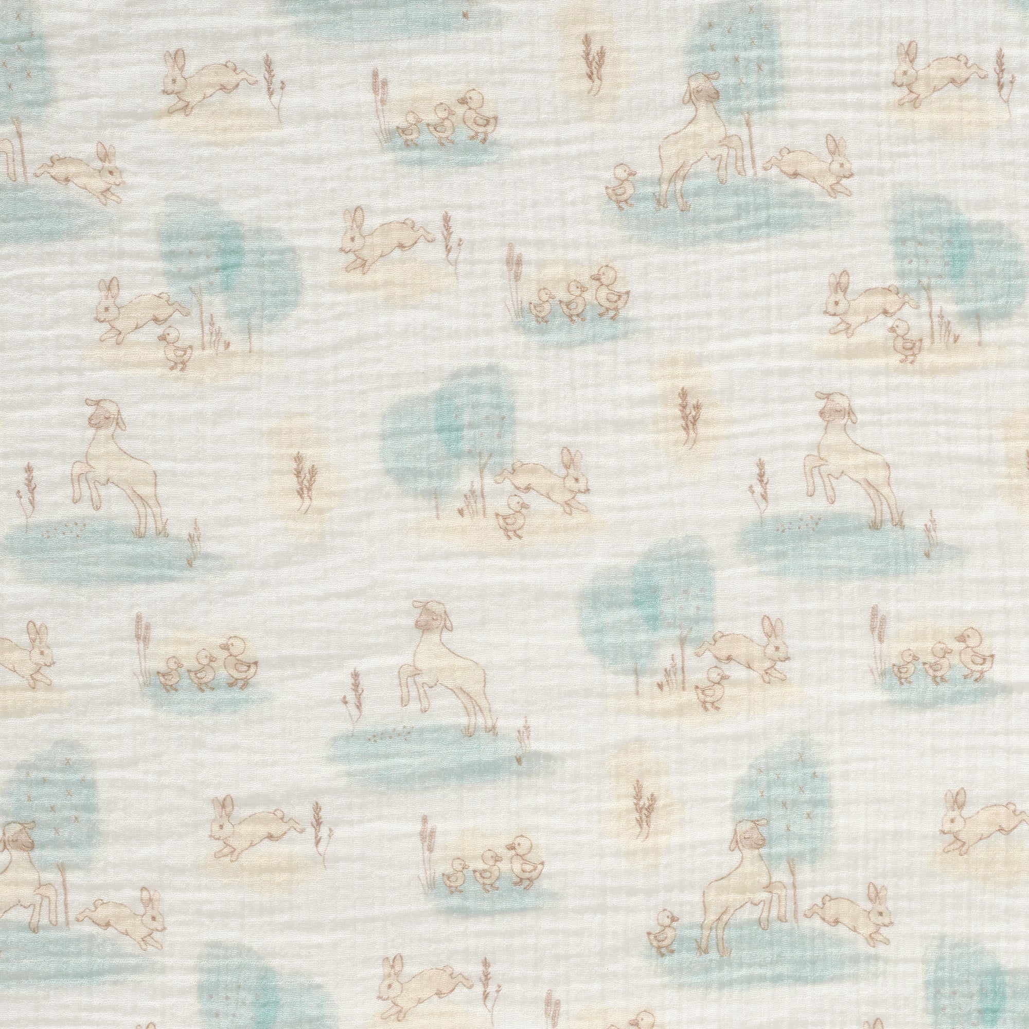 Signature Organic Celestial/Meadow Swaddle Blankets by Lambs & Ivy