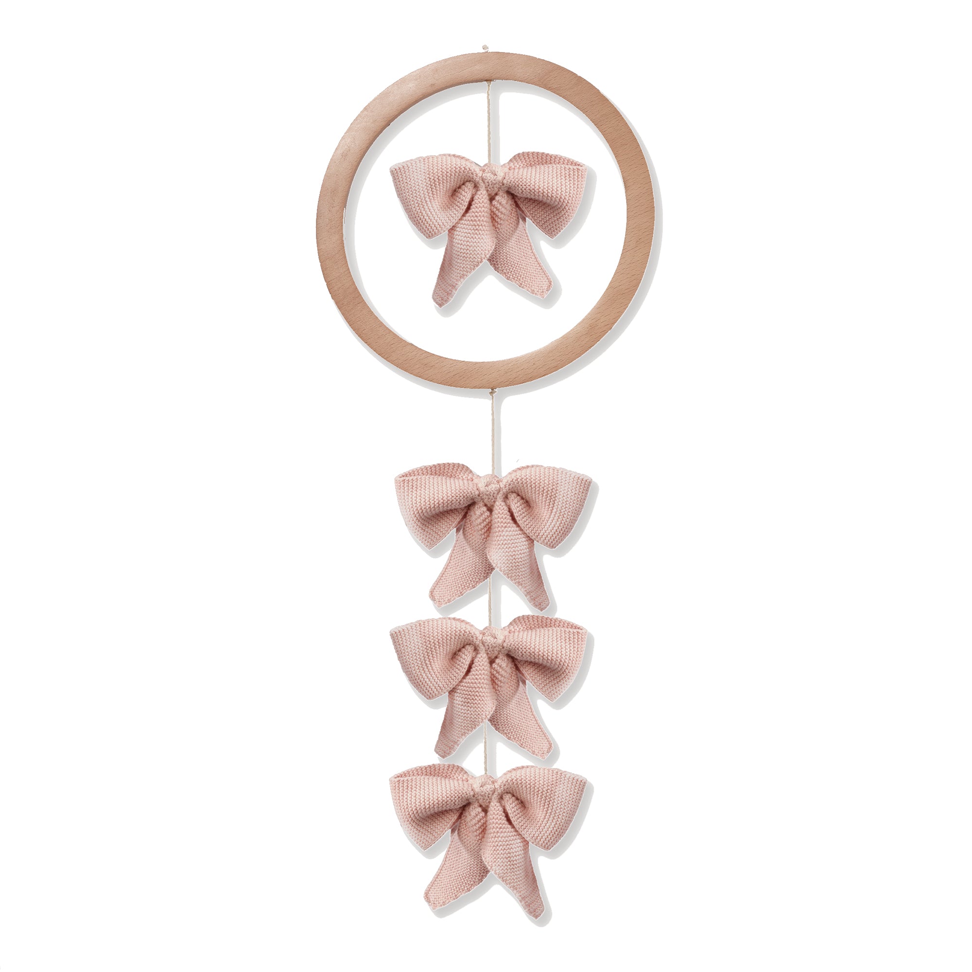 2-n-1 Organic Bow Musical Baby Crib Mobile by Lambs & Ivy