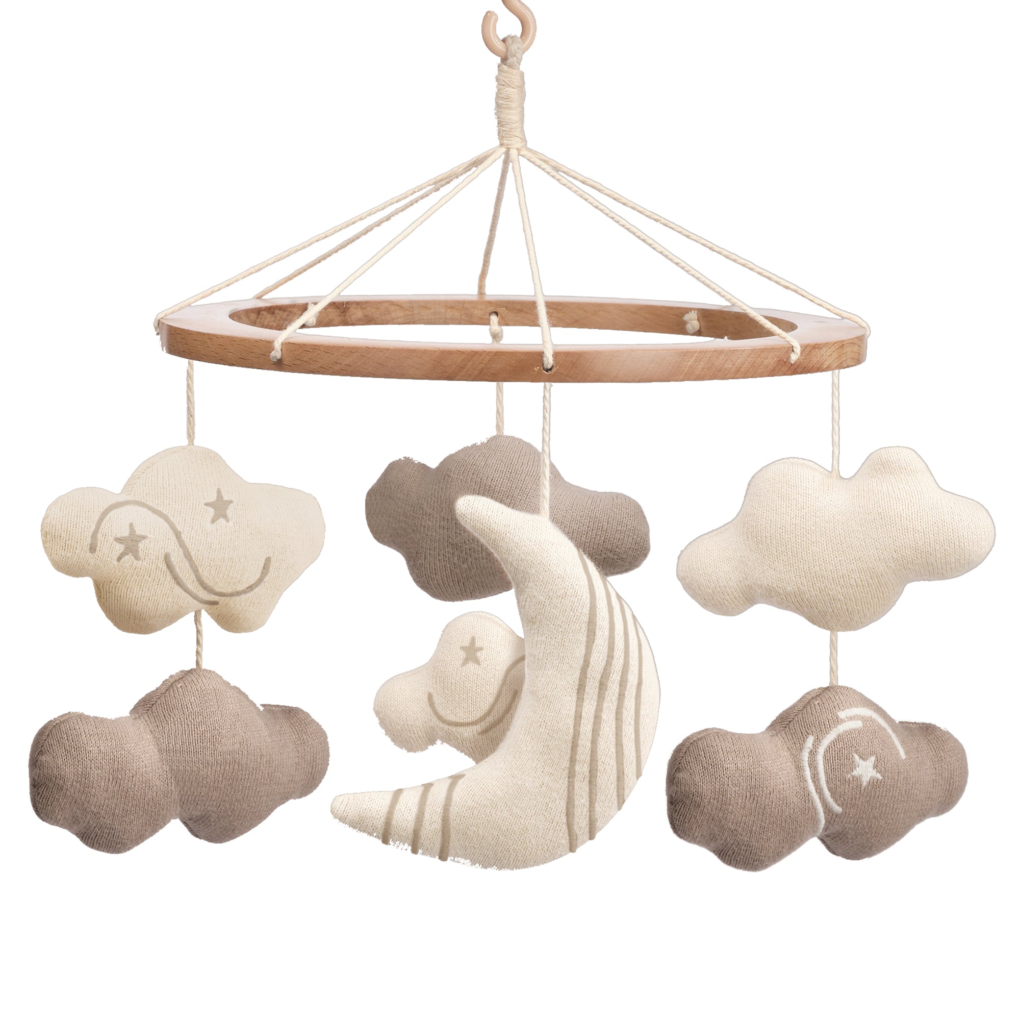 2-n-1 Organic Celestial Musical Baby Crib Mobile by Lambs & Ivy