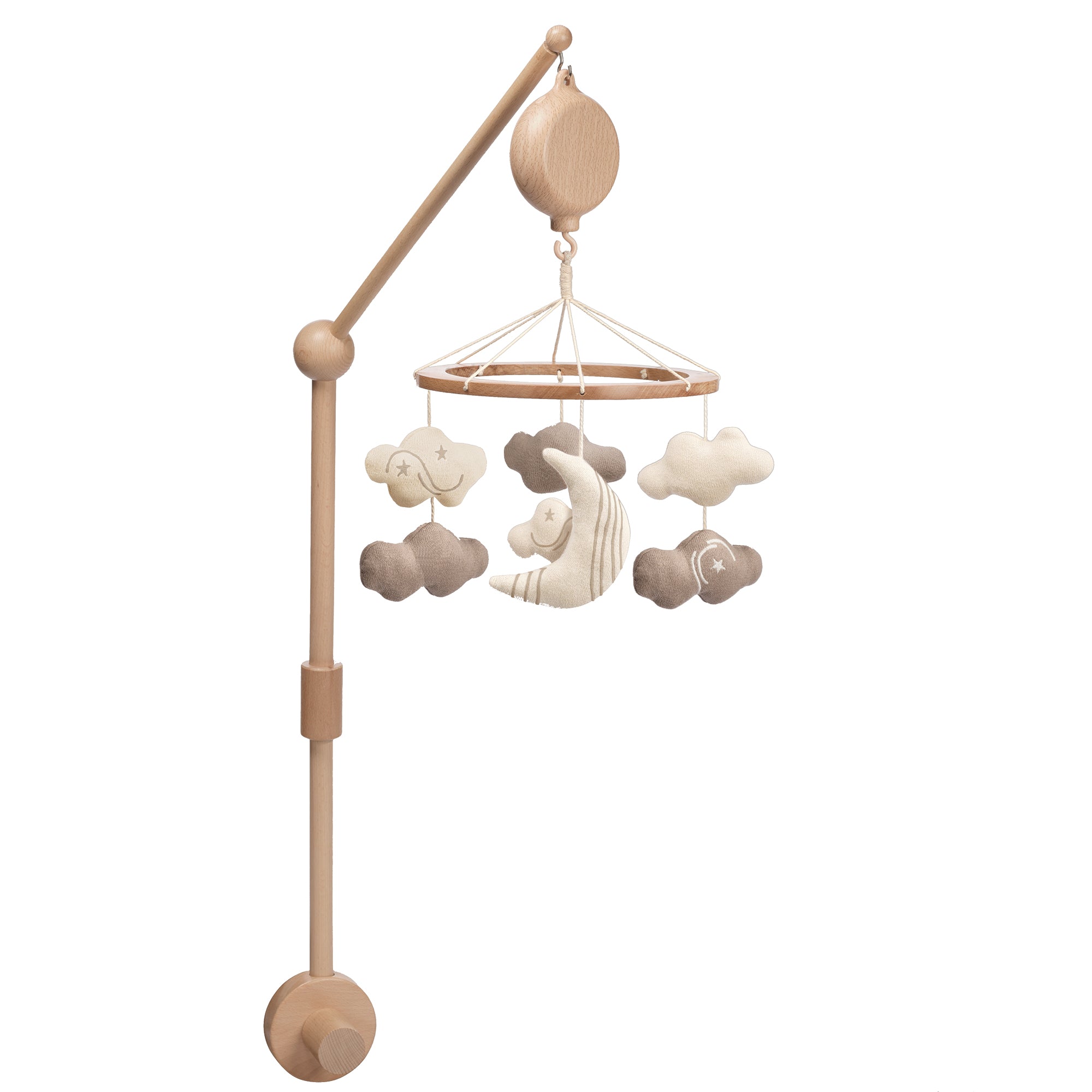 2-n-1 Organic Celestial Musical Baby Crib Mobile by Lambs & Ivy